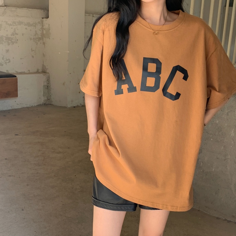 NRVP Áo Thun NgắN Tay DáNg RộNg ThờI Trang Cho Nữ