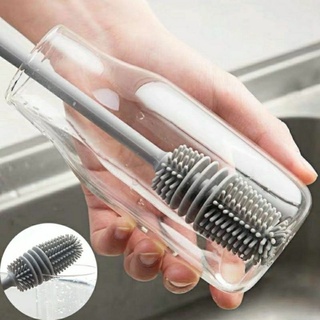 cọ rửa bình silicon, cọ chùi bình bằng silicon