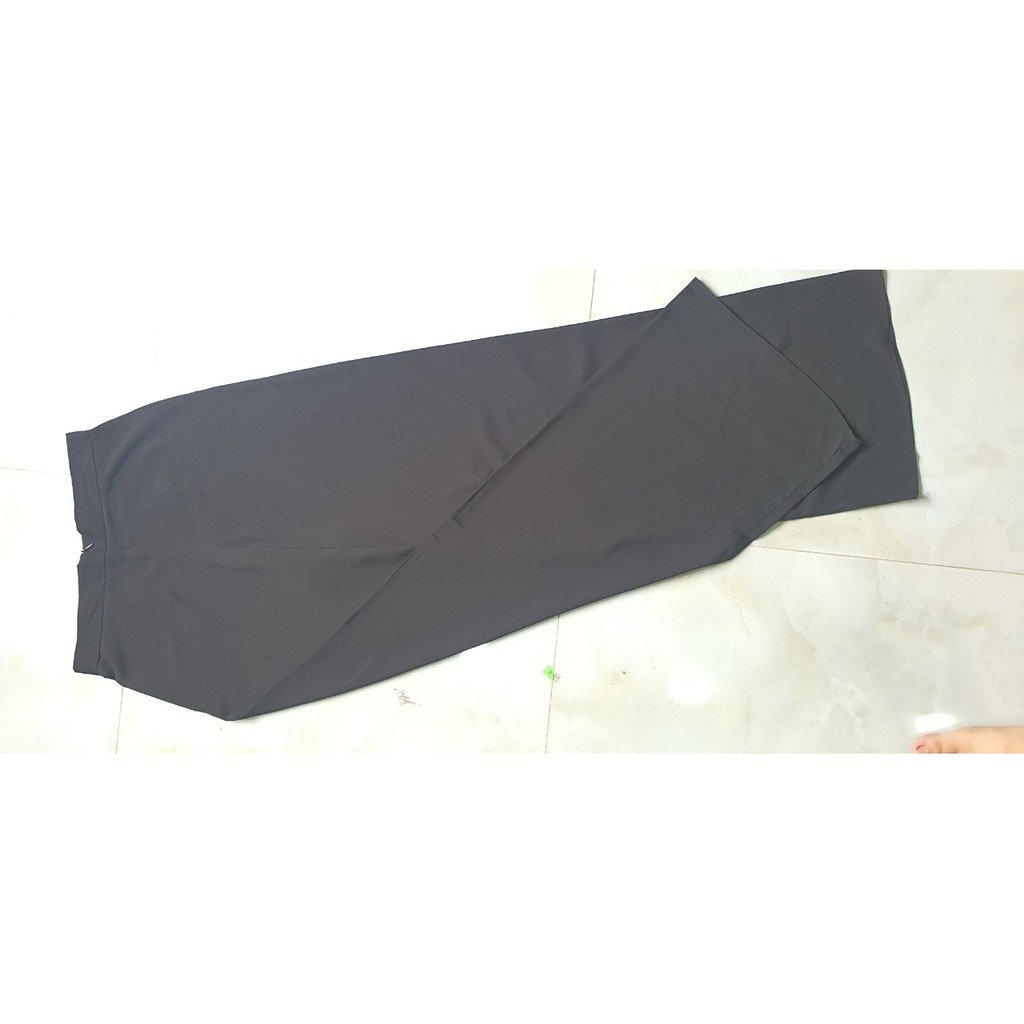 Quần áo dài bản lưng ống suông - QUAN001