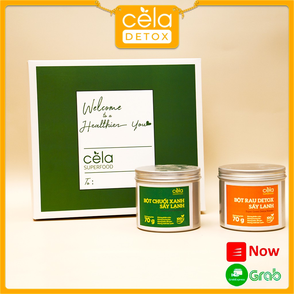 Bột rau Beauty Box Cela bổ sung Maca Peru tăng sinh nội tiết tố, chống ôxi hoá, chống lão hóa đẹp da - Cela Detox