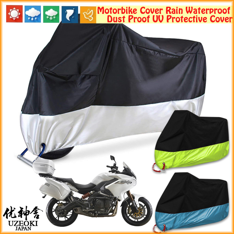 UZEOKI Benelli 黄龙BJ600GS  Motorcyle Cover Motorbike Cover Nắp đậy xe máy Nắp đậy xe máy Nắp che xe máy Xe máy chống thấm nước che mưa che moto Selimut Động cơ Mưa Chống thấm Bụi Bụi UV Vỏ bảo vệ động cơ Sarung Motor