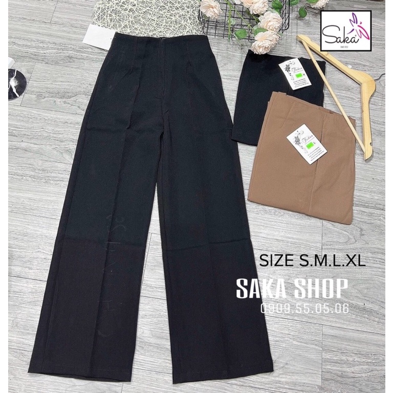 Quần suông dài nữ vải đẹp loại 1 dày dặn