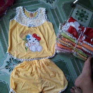 Đồ bộ thun lạnh cho bé gái