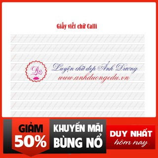 Giấy chuyên dùng cho luyện viết chữ calligraphy