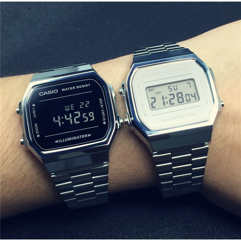 [HOT 2021]Đồng hồ Nam CASIO A168 classic cực đẹp, tinh tế, phong cách thời trang-full box thiếc chính hãng