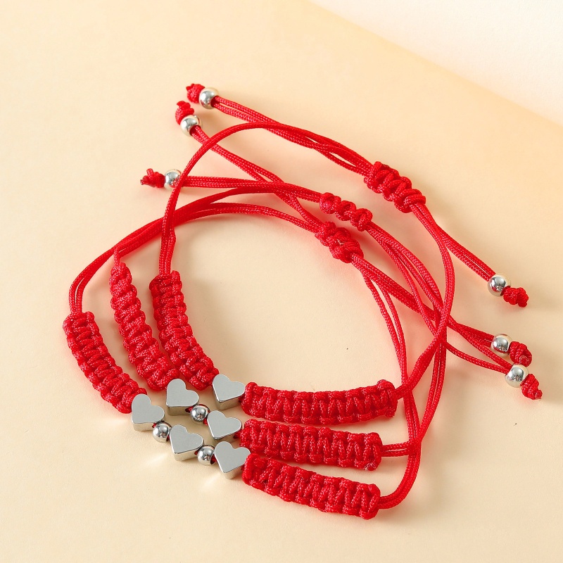 Arin Vòng Tay Bện Thắt Nút Tình Yêu Nhỏ Kiểu Âu Mỹ Cho Mẹ Và Bé Đi Học