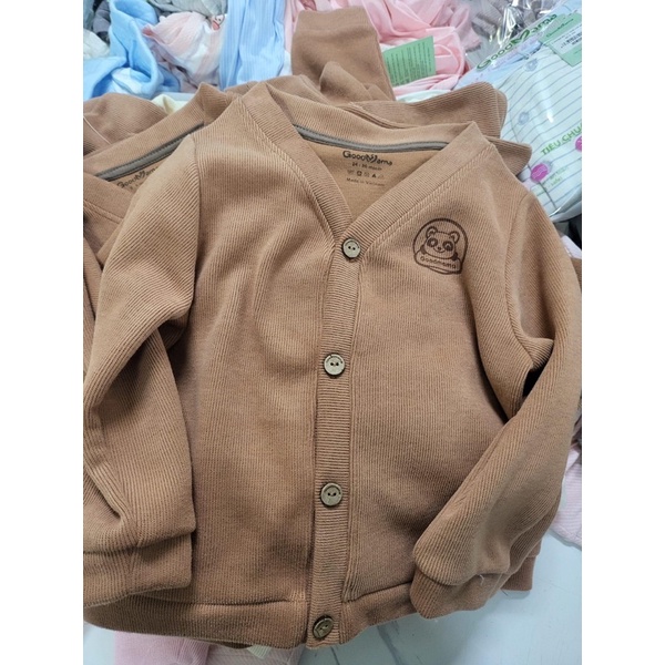 Áo khoác nỉ, cardigan len GoodMama cho bé trai bé gái