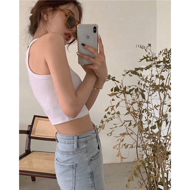 Áo body crop top ba lỗ size 40 - 53 kg