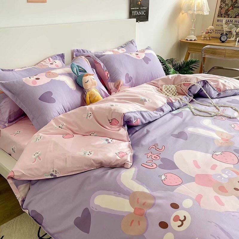 Bộ chăn ga và gối cotton poly mẫu mới 2021 Luis Bedding shop chăn ga gối đệm