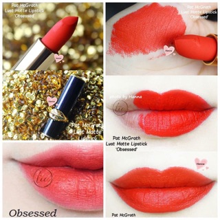 Son Pat McGrath màu Obsessed 221 - Đỏ Cam Auth
