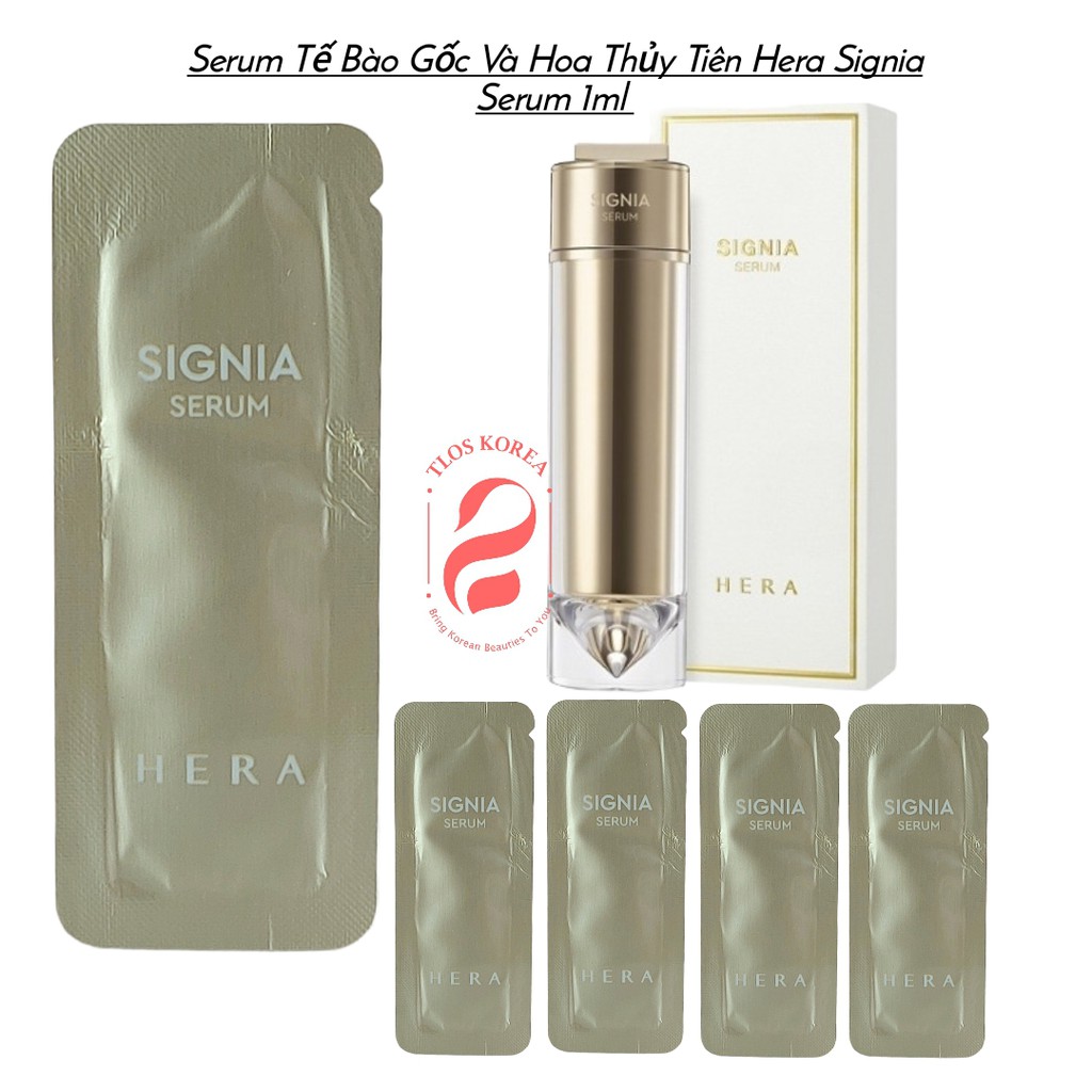 Tinh chất Serum Hera dưỡng sáng và săn chắc da Hera Signia Hera Serum 1ml - Sample gói dùng thử