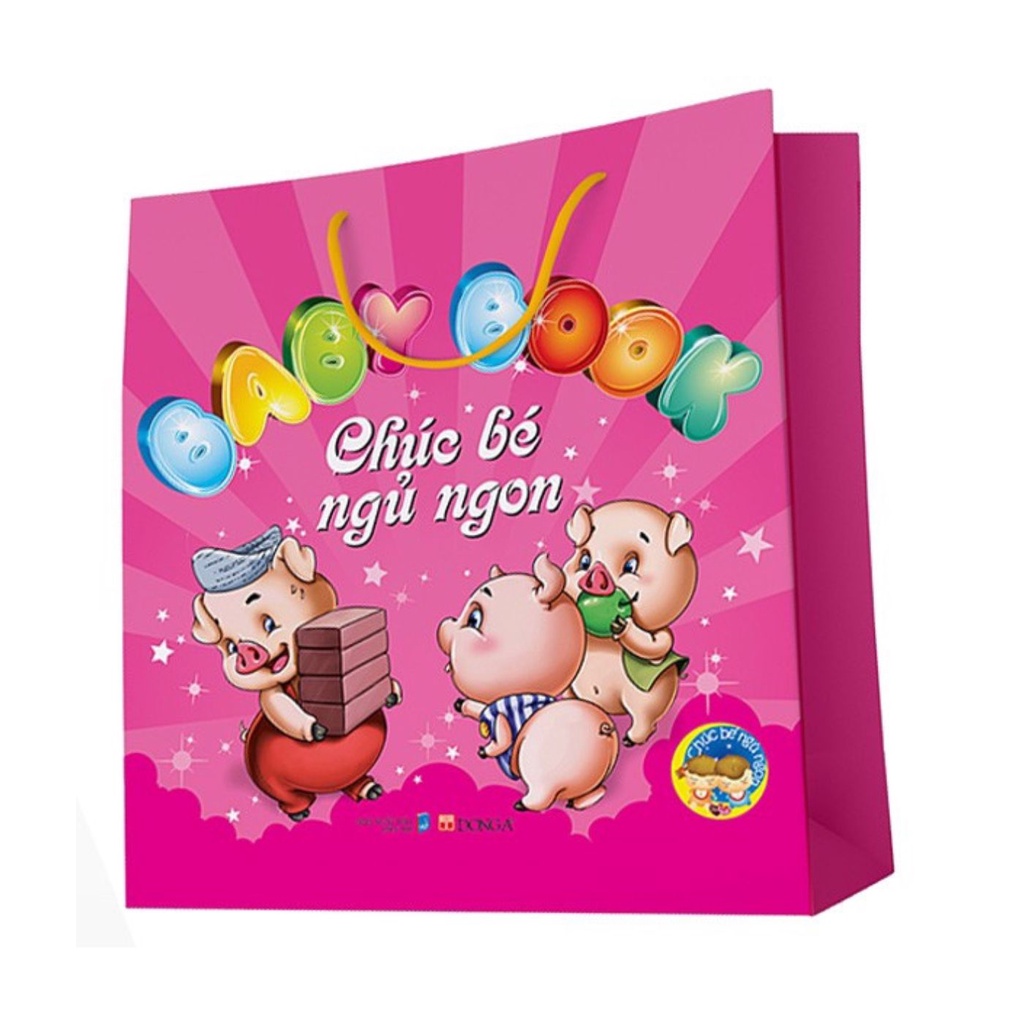 Sách - Baby Book - Chúc Bé Ngủ Ngon (Túi 4 Tập) (Tái Bản 2020) - Đông A  - DAB