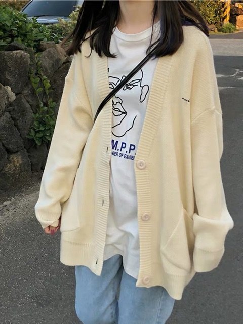 (Order 7-10 ngày) Áo cardigan ulzzang (kèm ảnh thật) | BigBuy360 - bigbuy360.vn