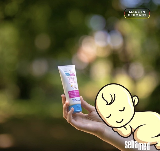 [Chính Hãng] Kem giúp giảm hăm tã em bé Sebamed pH5.5 BABY DIAPER RASH CREAM  (50ML)