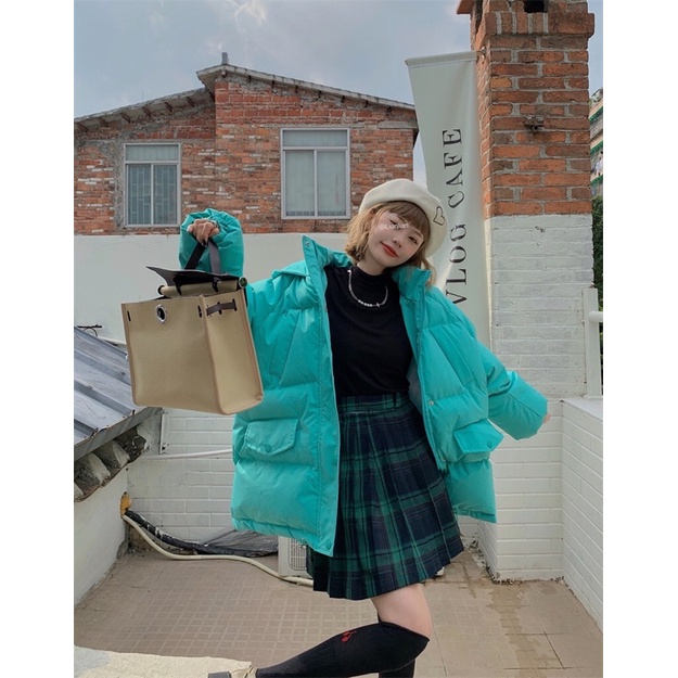 ÁO KHOÁC PHAO BÉO DÁNG RỘNG ULZZANG