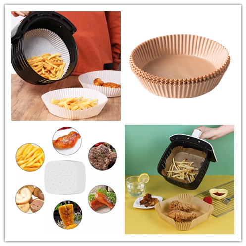 Bộ 50 Giấy Lót Hấp Bánh Chống Dính Dùng Một Lần Tiện Dụng