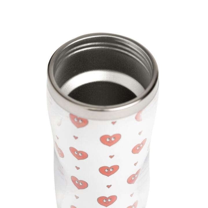Bình Nước Giữ Nhiệt ARTBOX Hàn Quốc Có Nắp In Họa Tiết Trái Tim