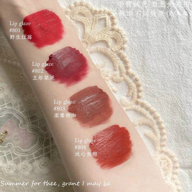 Set 4 Son Kem Lì LOOK BOOK DAISHIAO LACE Lipglaze Velvet | BigBuy360 - bigbuy360.vn