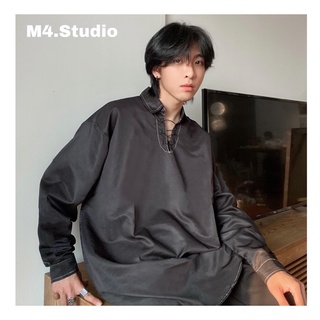 Áo somi dây cổ-M4.studio
