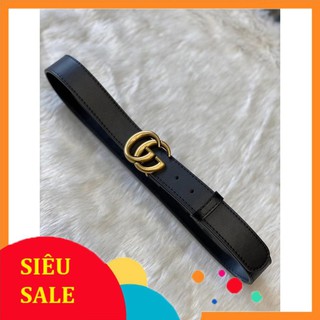 🔥[CHỈ 1 NGÀY] Thắt Lưng Nam [Xả Kho Hàng Hiệu SPF ] Logo Mặt Vàng Thời Trang