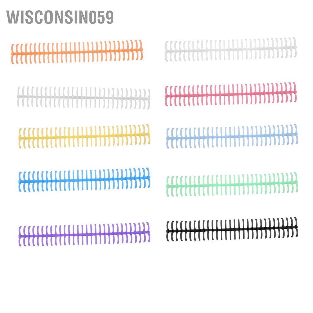Wisconsin059 10 cái Cuộn dây liên kết xoắn ốc 130 tấm Công suất cột sống Bộ hợp 30 lỗ Đường kính 16mm dụng cụ