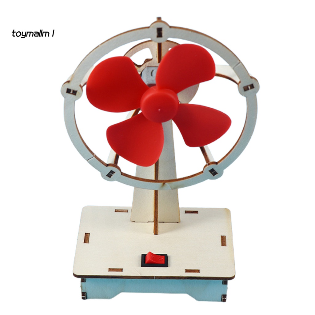 TM Eco-friendly DIY Fan Model Science Building Fan Kit Parent-children Interaction for Kids