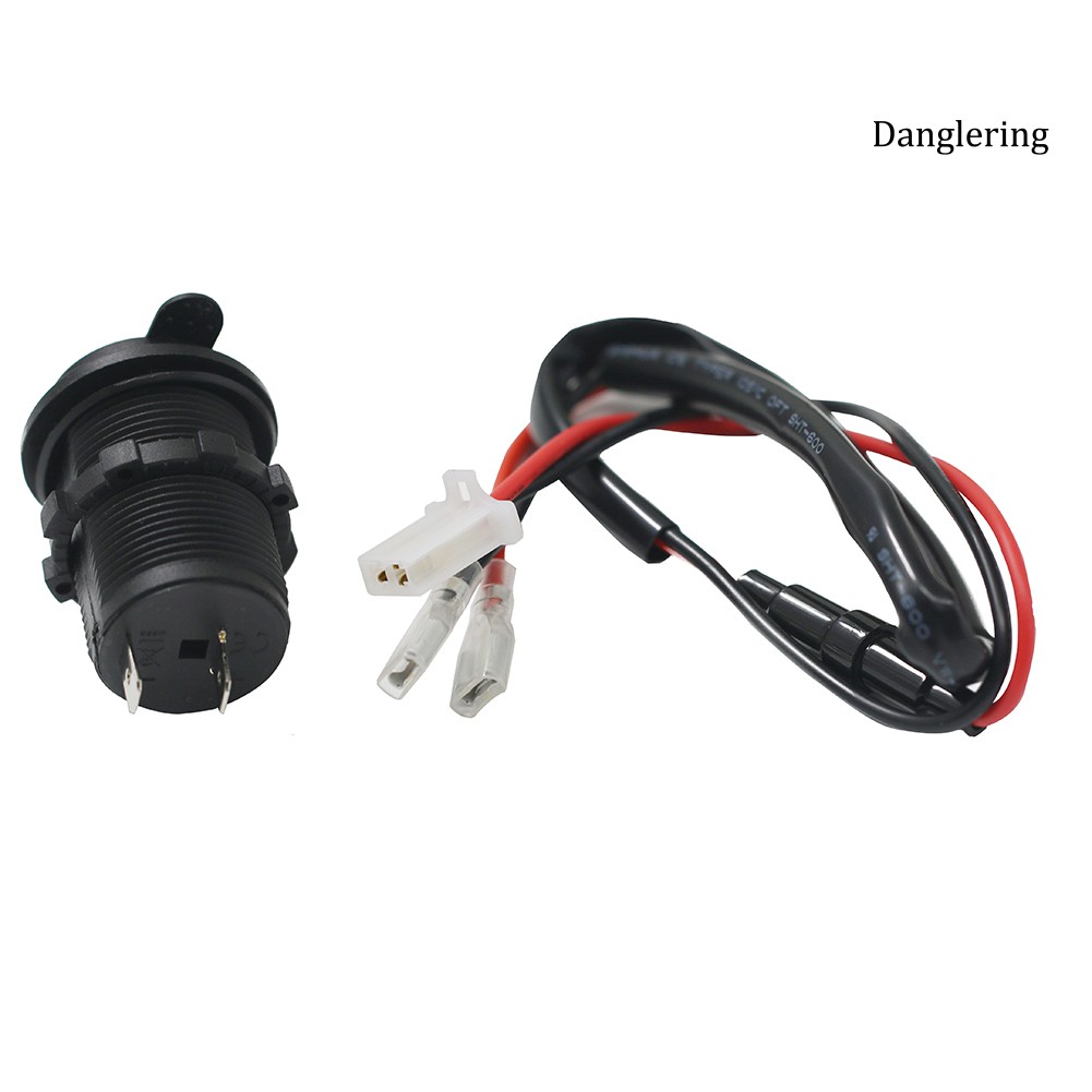 Bộ chuyển đổi ổ cắm/tẩu sạc 12v-24v chống nước dành cho xe máy/xe hơi