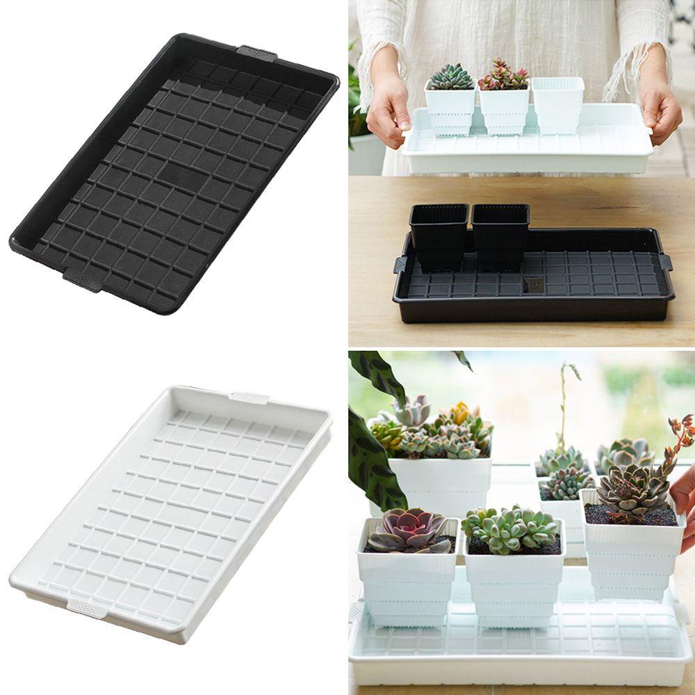 Giá Đỡ Chậu Hoa Bằng Nhựa Hình Chữ Nhật Tiện Lợi Dành Cho Vườn Nhà