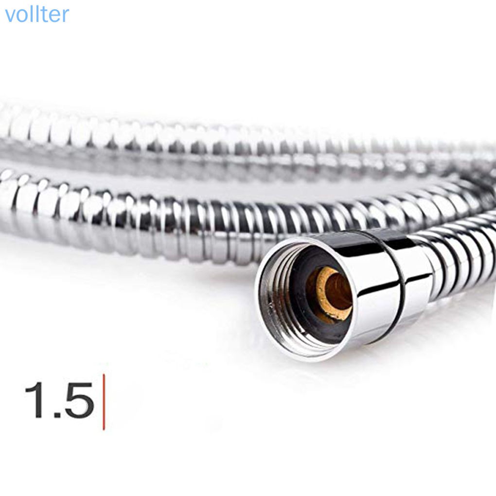 Ống vòi hoa sen nóng lạnh thép không gỉ 1.5m tiện lợi