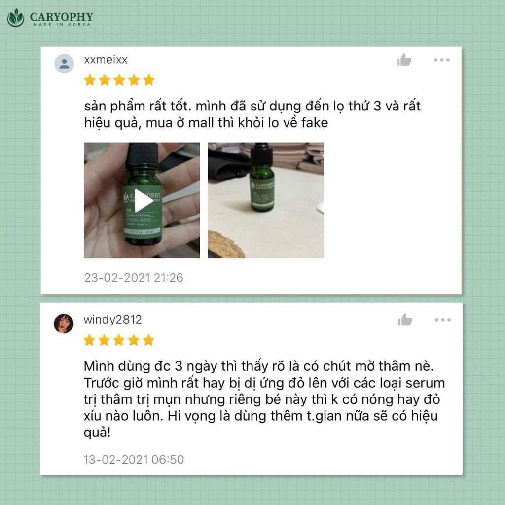 Bộ đôi nước hoa hồng Caryophy 300ml và serum giảm mụn mờ thâm Caryophy 10ml | BigBuy360 - bigbuy360.vn