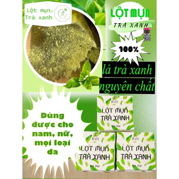 BỘT LỘT MỤN TRÀ XANH THIÊN NHIÊN AN TOÀN- ANTI CÁC LOẠI MỤN