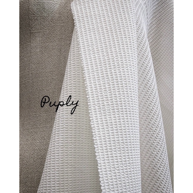 Vải xốp caro puply đủ màu