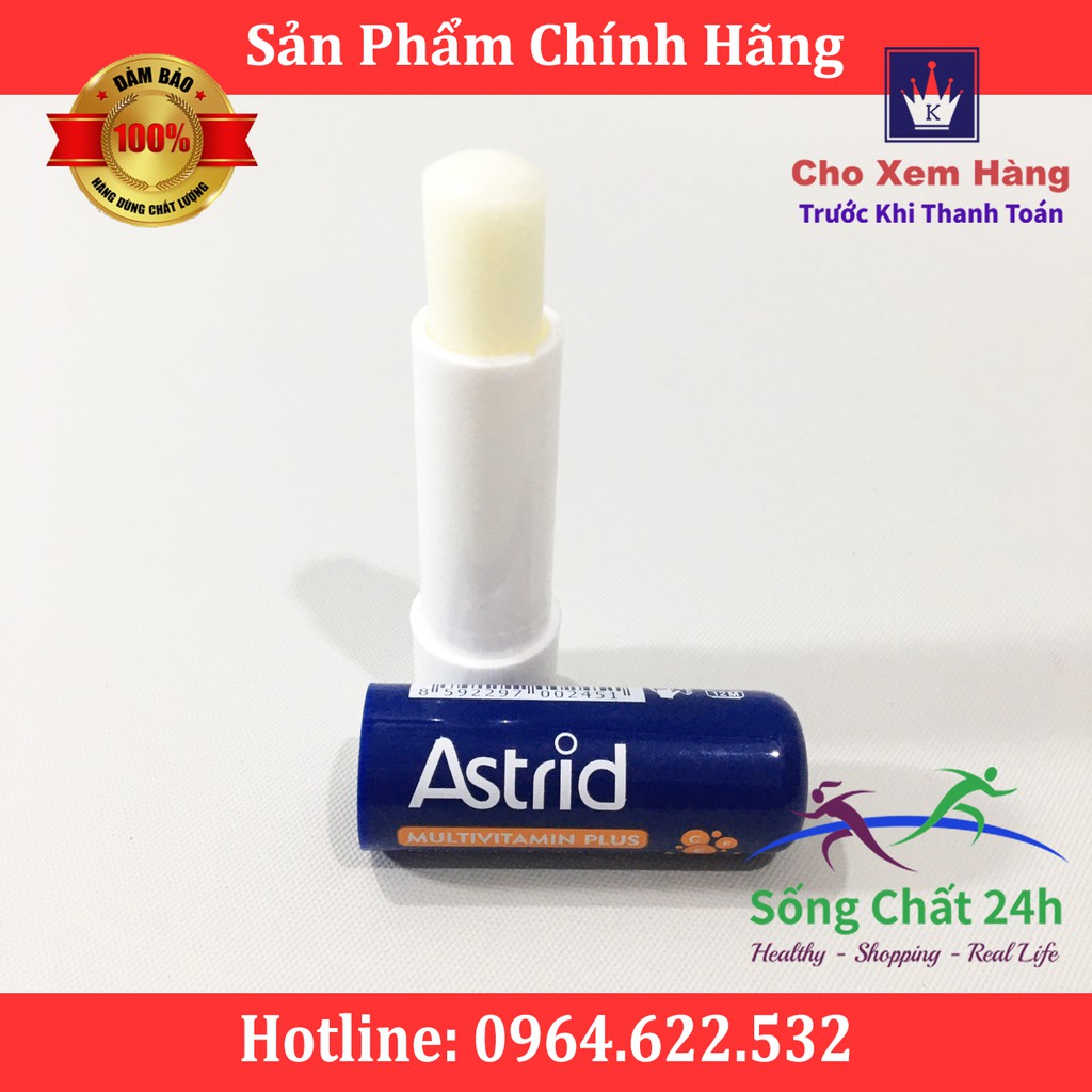 Son Dưỡng Môi Mỡ Hươu Astrid Full Size 4,8g - Sống Chất 24h