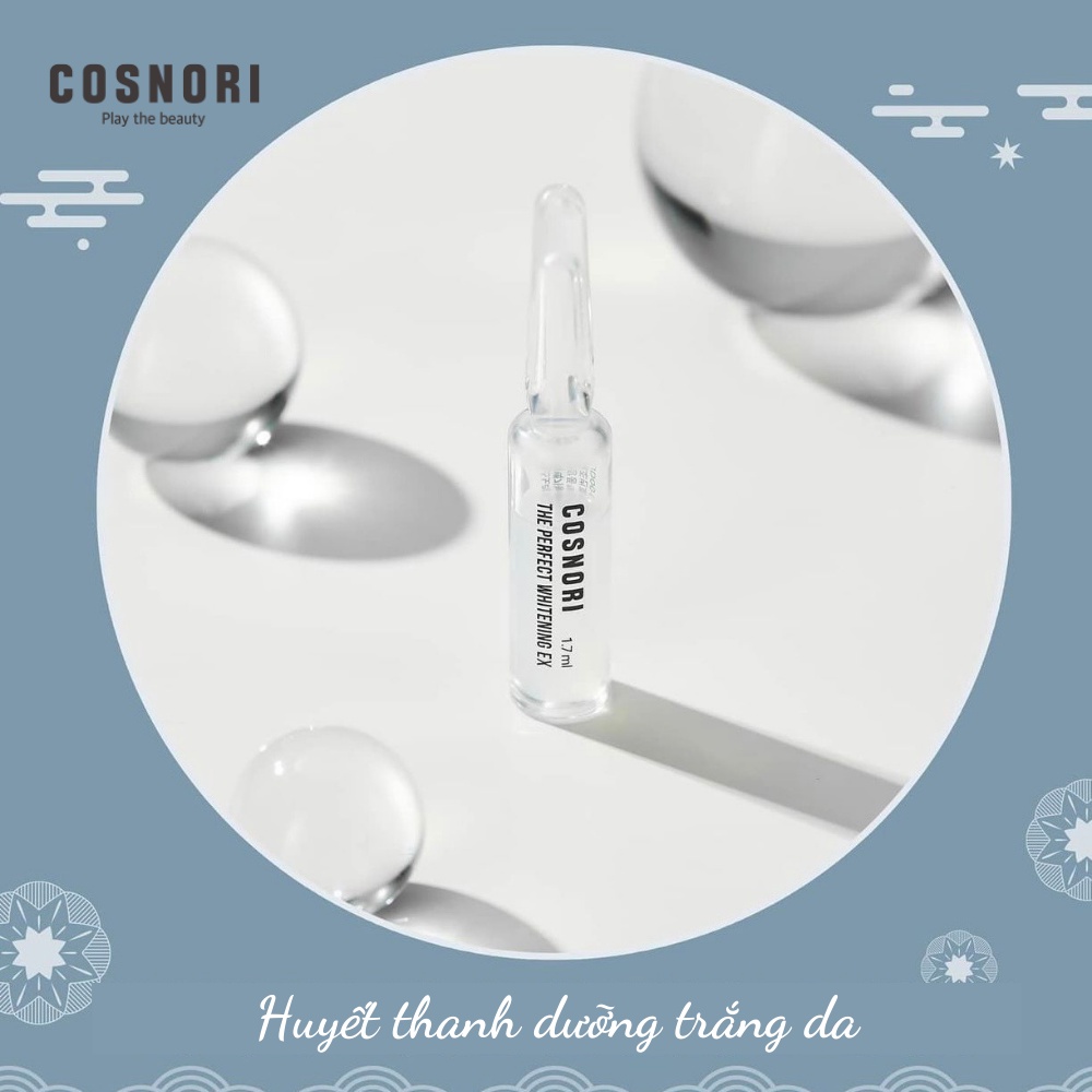 Huyết thanh dưỡng trắng Cosnori Whitening Ex Ampoule 1.7ml*14 ống