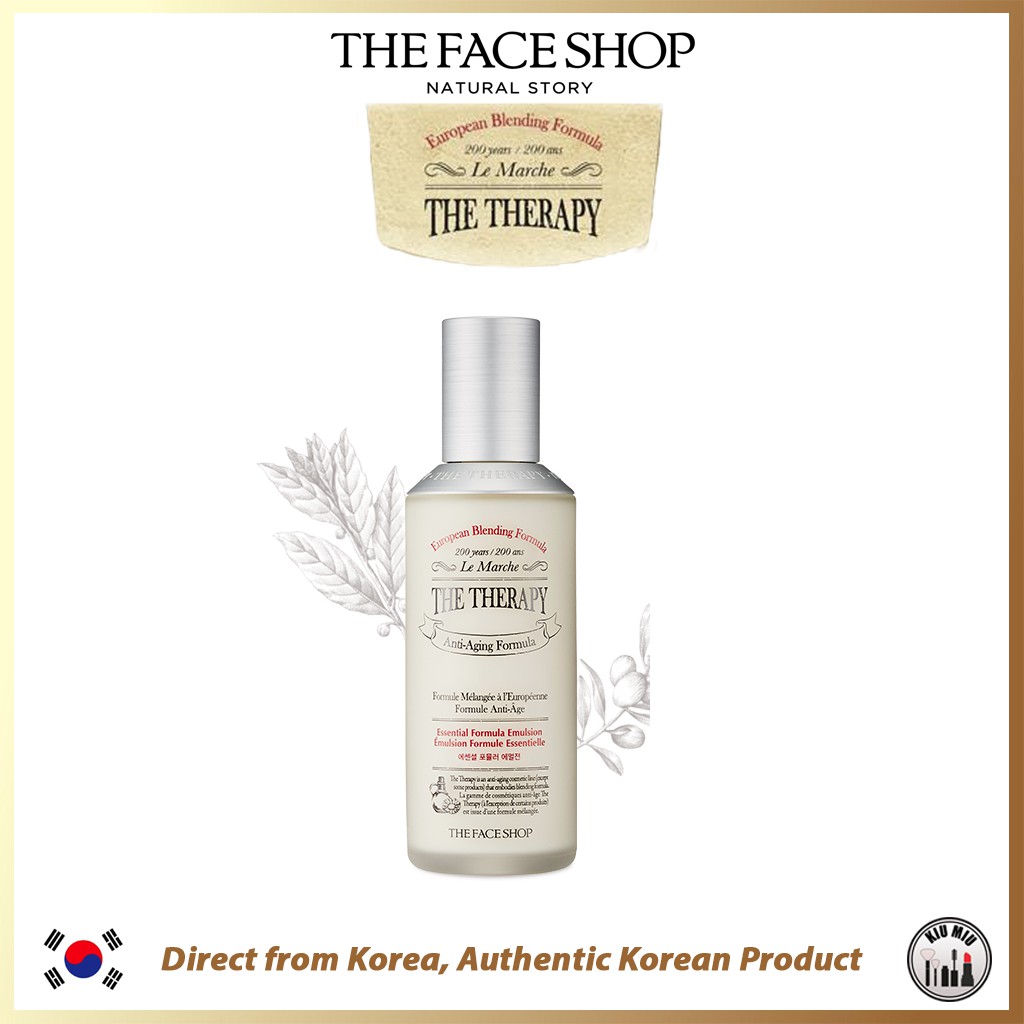 THE FACE SHOP THE THERAPY Essential Formula Emulsion 130ml *ORIGINAL KOREA*