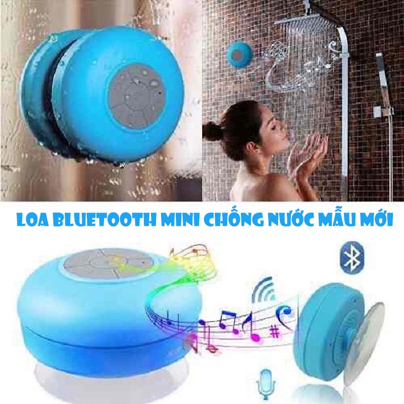 (Video sp) Loa Nghe Nhạc Bluetooth Mini Chống Nước Công Suất 3W Pin Sạc Lên Tới 6-10 giờ - BH 6 tháng - Lỗi 1 Đổi 1