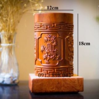 Hộp chè bằng gỗ hương