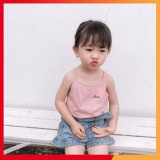 Áo 2 dây cho bé gái từ 18 đến 24kg skids store
