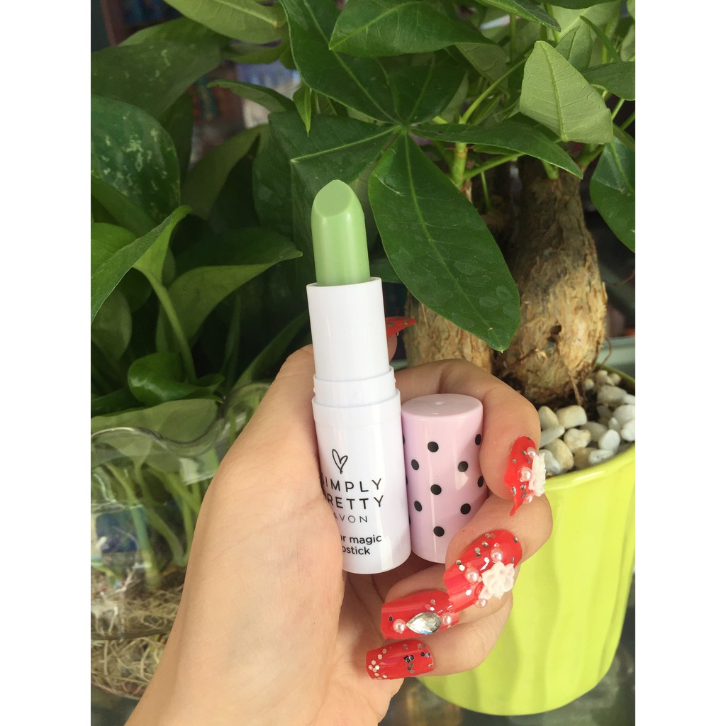 Son gió Avon Color Magic Lipstick ML05 xanh lá ( mẫu mới )