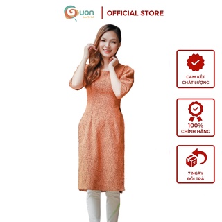 Áo dài nữ Vân Khánh gấm thổ cẩm - Guon