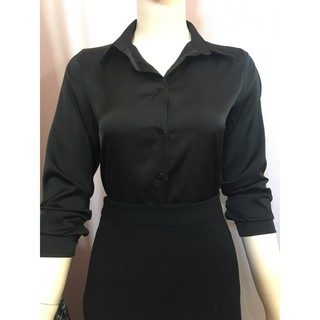 Áo sơ mi nữ Lụa Bóng Hàn CAO CẤP phong cách lịch sự full size 30-90kg