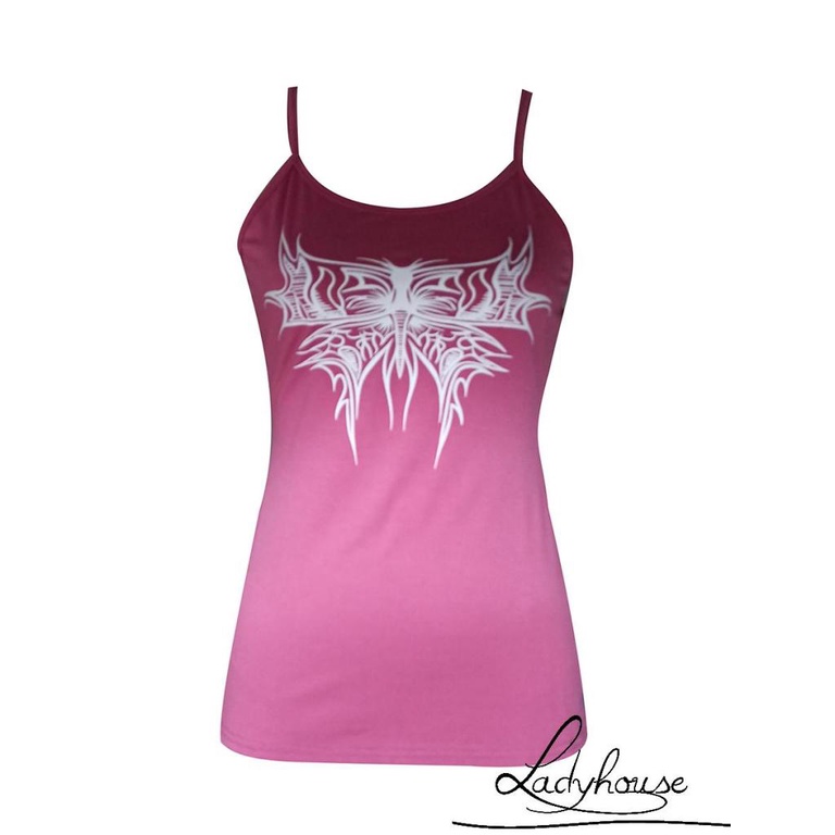 Áo Yếm Hai Dây Hở Lưng In Họa Tiết Phong Cách Gothic Thời Trang Mùa Hè Dành Cho Nữ