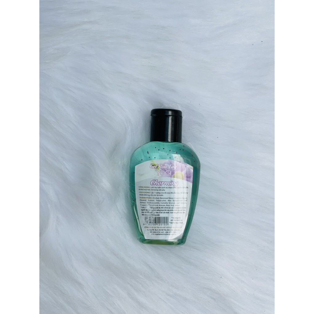 GEL Rửa tay KHÔ thương hiệu YOGI 1chai/70ml diệt khuẩn 99% (04 màu hương: bạc hà, dưa gang, dâu, hương hoa quyến rũ) | BigBuy360 - bigbuy360.vn