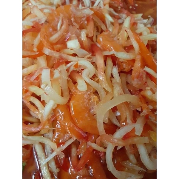 ( Ngưng Ship shoppee ) Mắm Tép trộn đu đủ 500G / Củ kiệu nhà làm