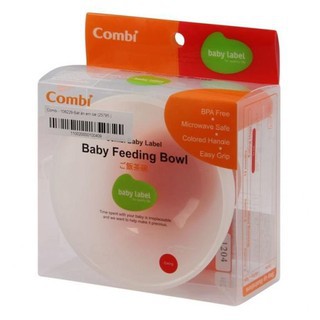 Bát ăn cho bé Combi-81010 (Trắng phối cam)
