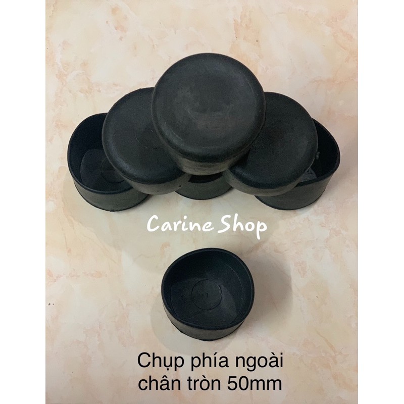 Combo 4 nút nhựa tròn gắn ngoài chân ghế, chân bàn chống trầy sàn | BigBuy360 - bigbuy360.vn