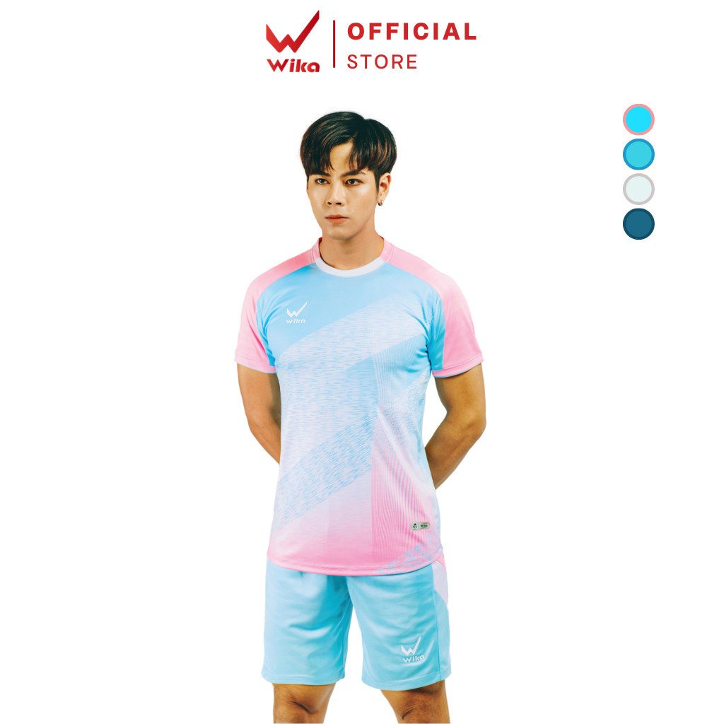 Free Ship - Áo đá bóng Wika TORNADO in chuyển nhiệt 4D tinh tế đường vân lốc xoáy, kết cấu vải mềm mịn, thoáng thí.