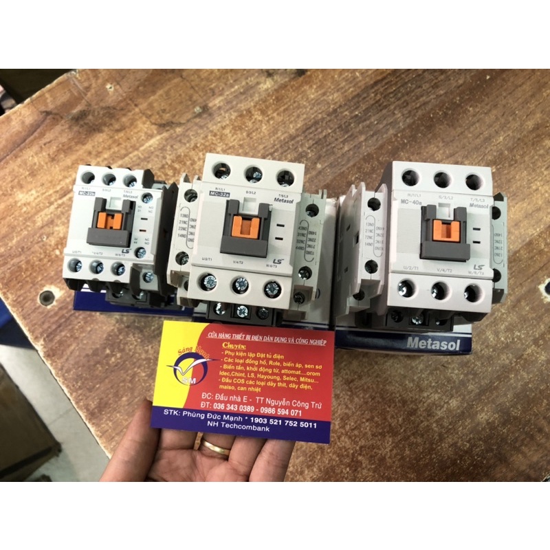 Khởi động từ contactor MC 9a 12a 18a 22a 32a 40a 50a 65a 85a 100a