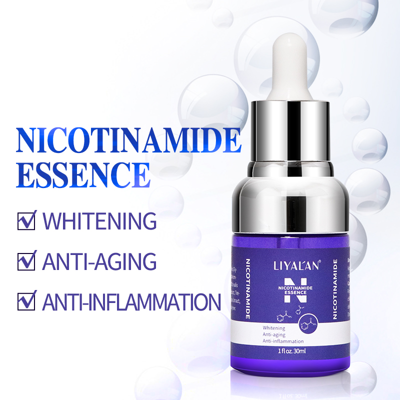 Serum Tinh Chất Niacinamide LIYAL'AN Chống Mụn Chống Nhiễm Trùng Làm Trắng Mặt Tùy Chỉnh 5% 10% Chứa Vitamin B3 30ml