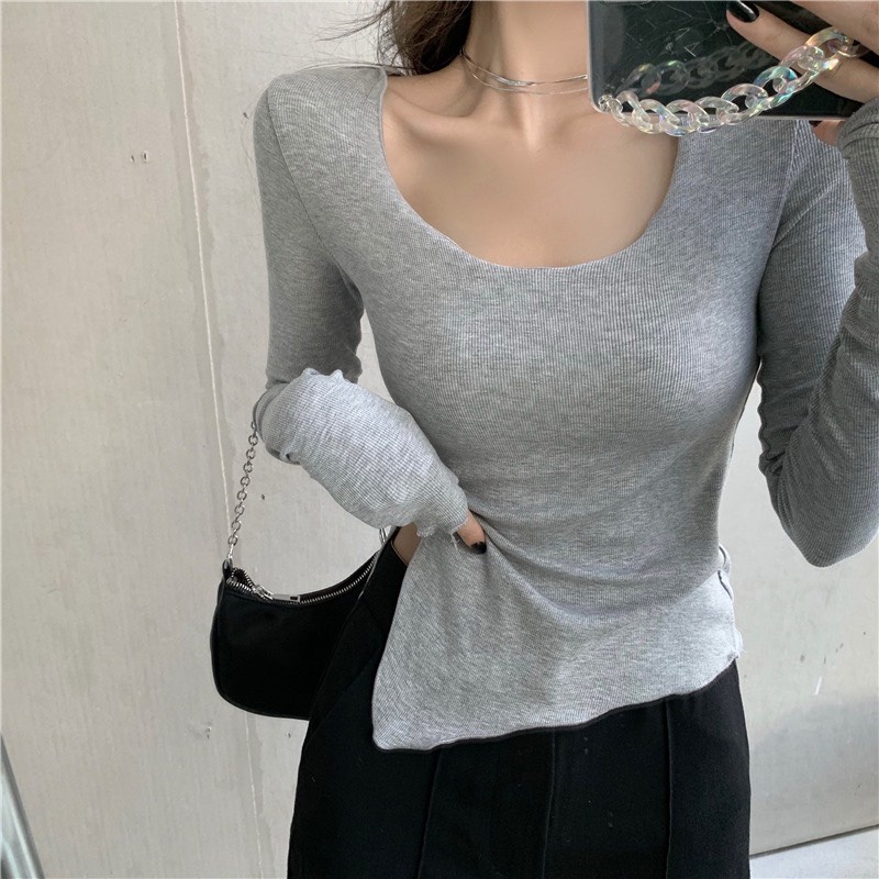 [SIÊU CHECKCHI] ÁO BODY LEN NỮ, ÁO ÁO XẺ TÀ VẠT ÁO CỰC PHONG CÁCH (TL2) | BigBuy360 - bigbuy360.vn